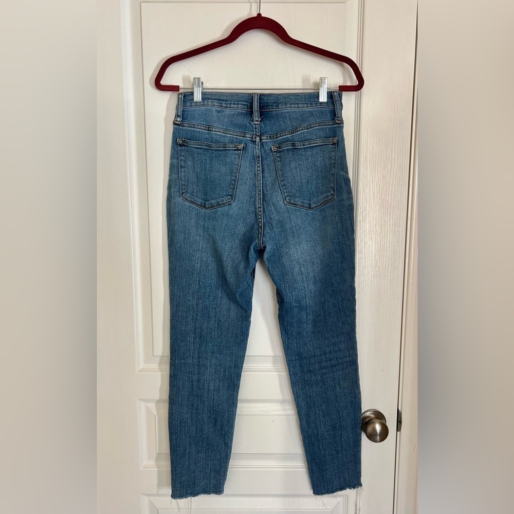 J. Crew High Rise Skinny Jeans Exposed Buttons size 28 - Picture 3 of 6